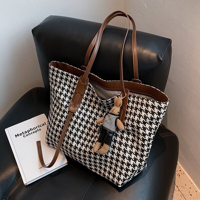 オータムショルダーバッグ 秋物 トートバッグ 手作りハンドバック75086133707