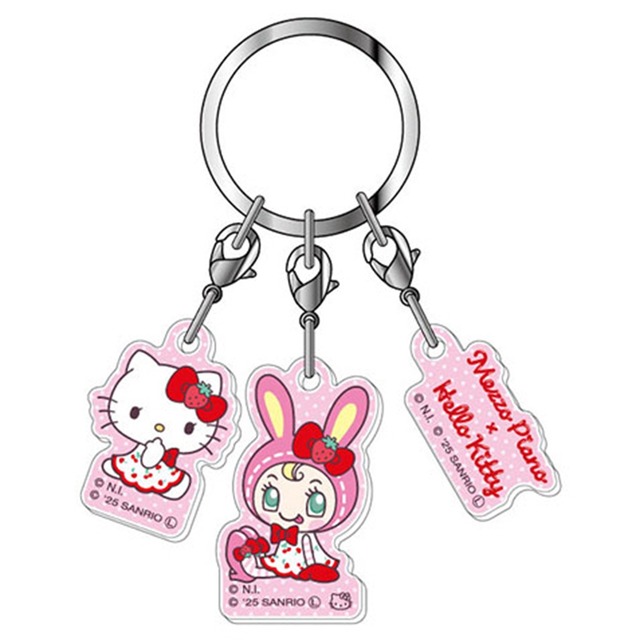 3連アクリルキーホルダー メゾピアノ×KT02 チェリーB(8418905)