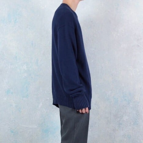 Polo by Ralph Lauren ネイビー オーバーサイズ コットン ニット