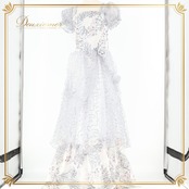 パーティドレス ワンピース ドレス グレイ系 シルバー系 Da Vistosa ドニャヴィストーサ 発表会 演奏会 パーティ 舞台 ラメ スパンコール フリル ダンス かわいい おしゃれ エレガント ウエディング クラシック スタイリッシュ