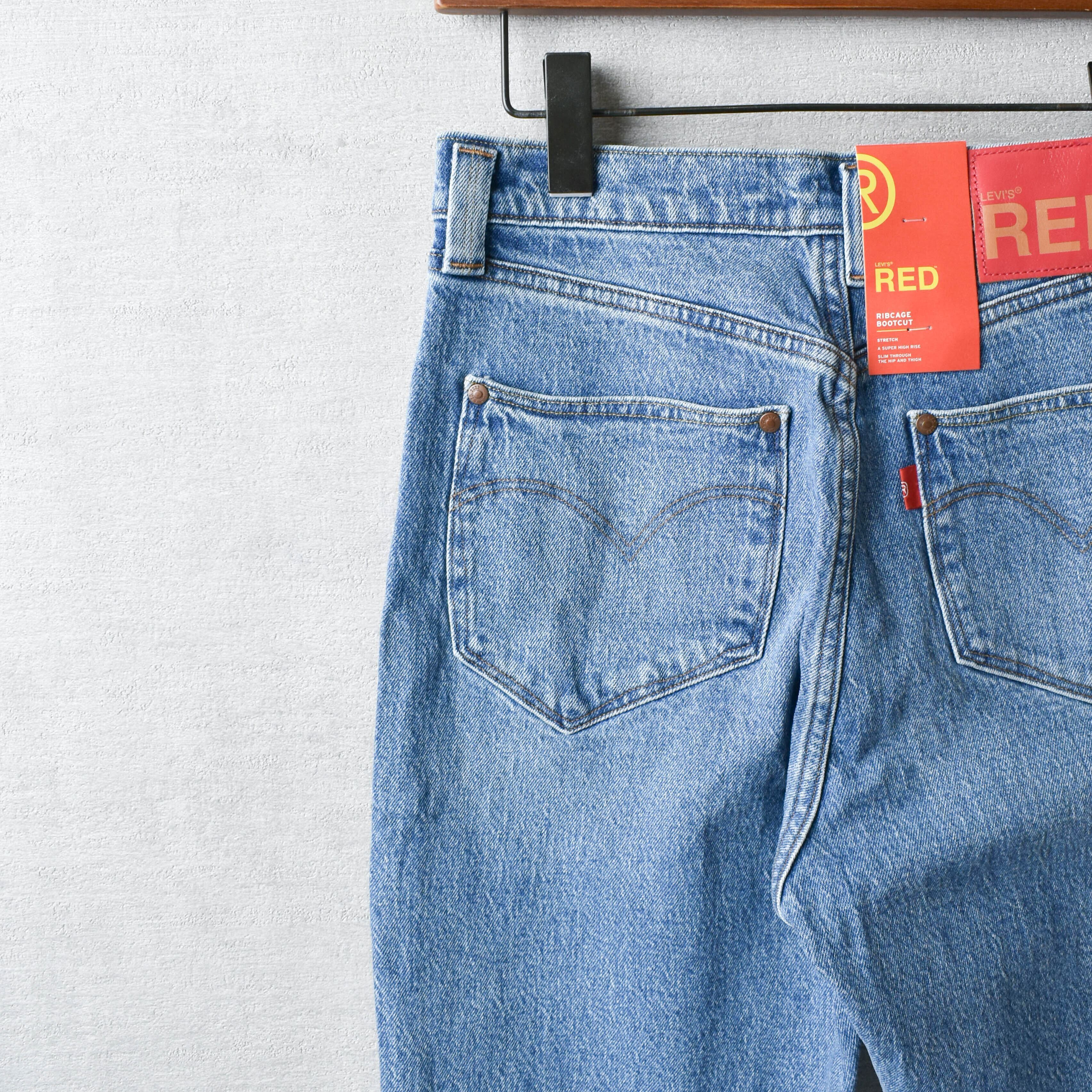 [NEW] LEVI'S RED RIBCAGE BOOT ライトブルー A2680-0002 28inch