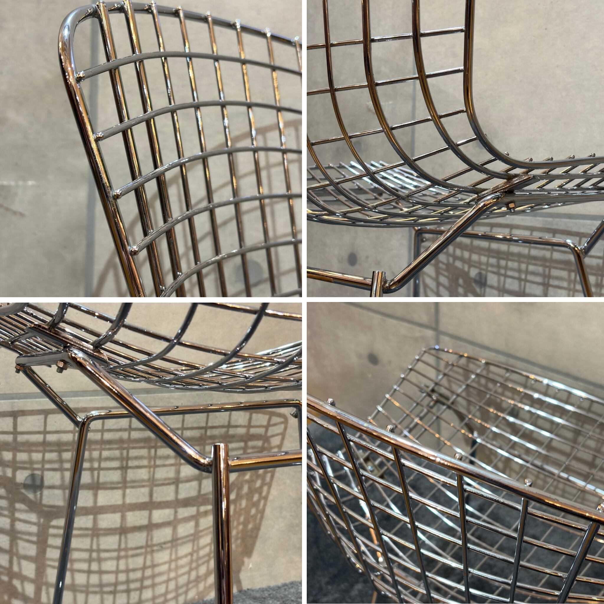ヨウスケ　Knoll ノール　ハリーベルトイア　ワイヤーチェア　ビンテージ USED】Knoll ノール ハリー・ベルトイア サイドチェア Harry Bertoia