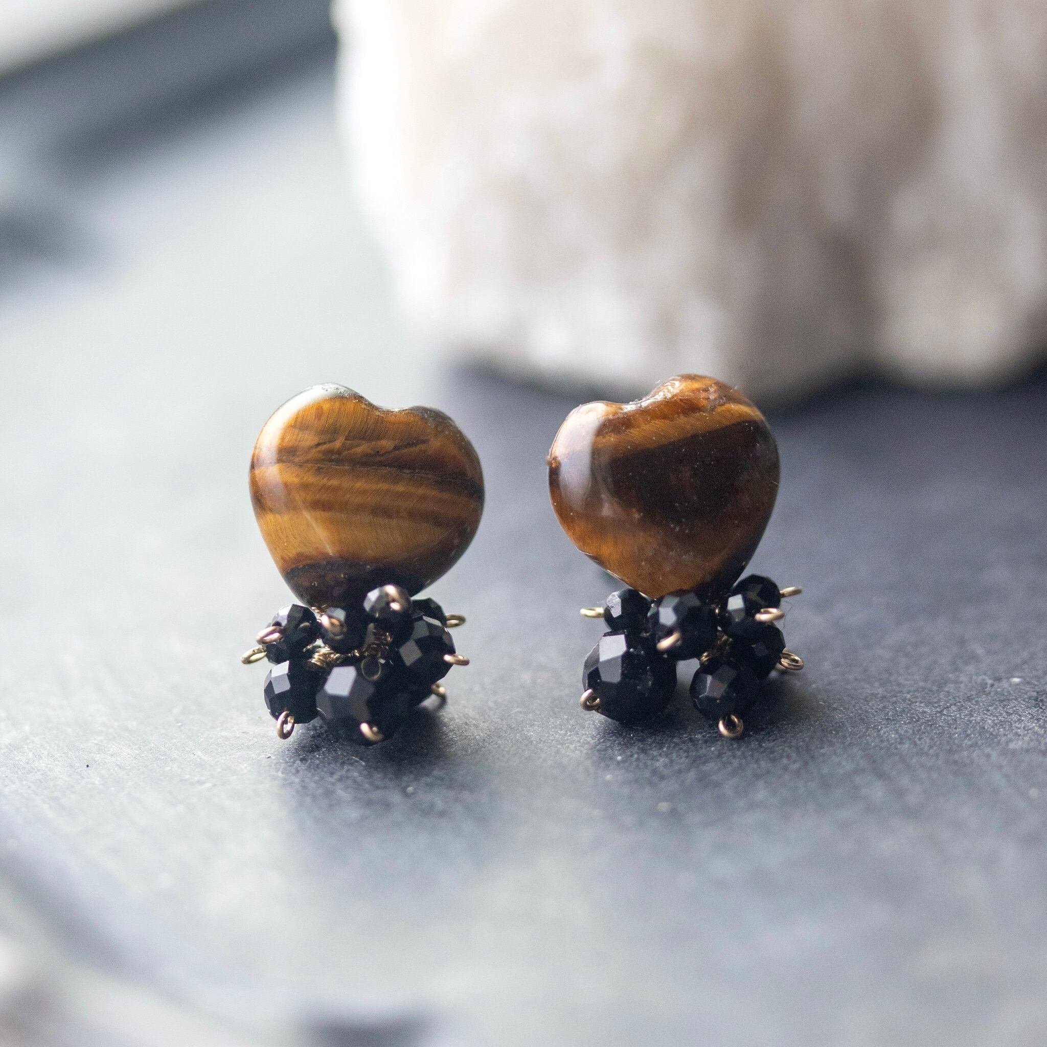 - Stia- series / yellow tiger eye × onyx