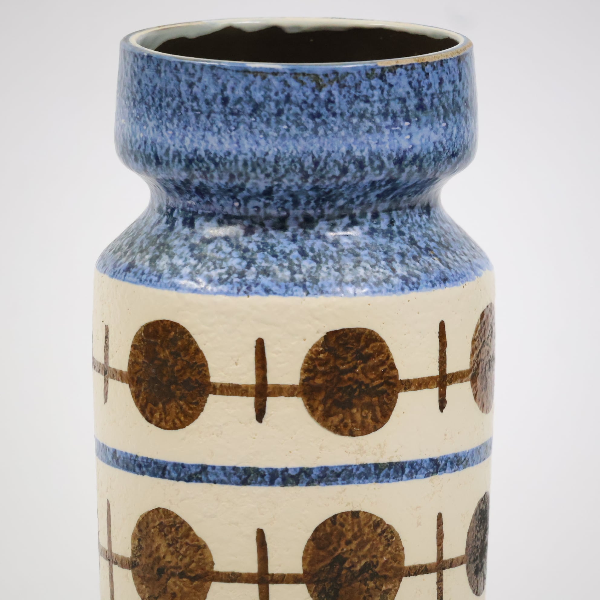 【東ドイツ Haldenslebenの花瓶】Fat lava 391 VEB Haldensleben-- 24.3cm | Fat Lava & German Art Pottery