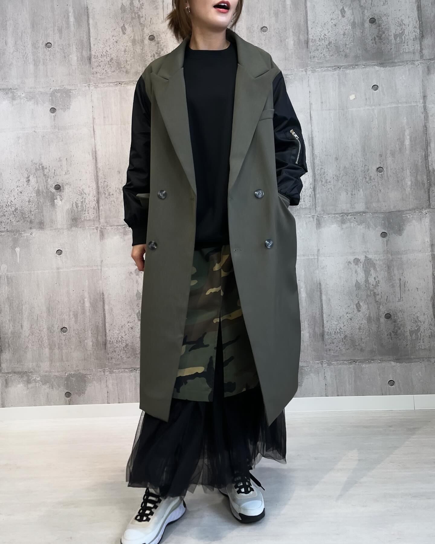 MICALLE MICALLE MA-1ジャケット 黒 ミカーレミカーレ MA-1 | フリマ