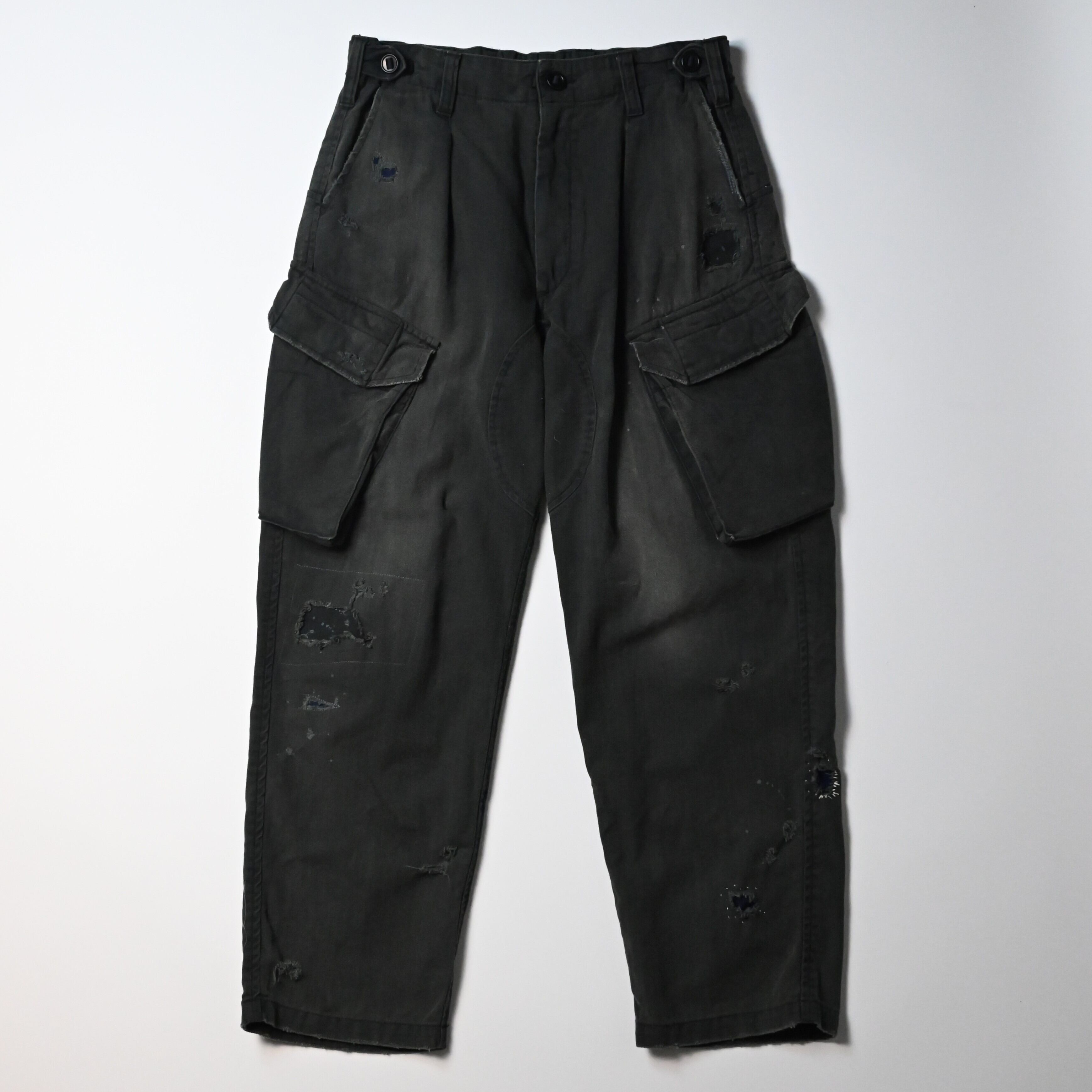ANACHRONORM サイズ2 カーゴパンツ ANACHRONORM / REMAKED HERRINGBONE COMBAT CARGO TROUSERS | GANKO
