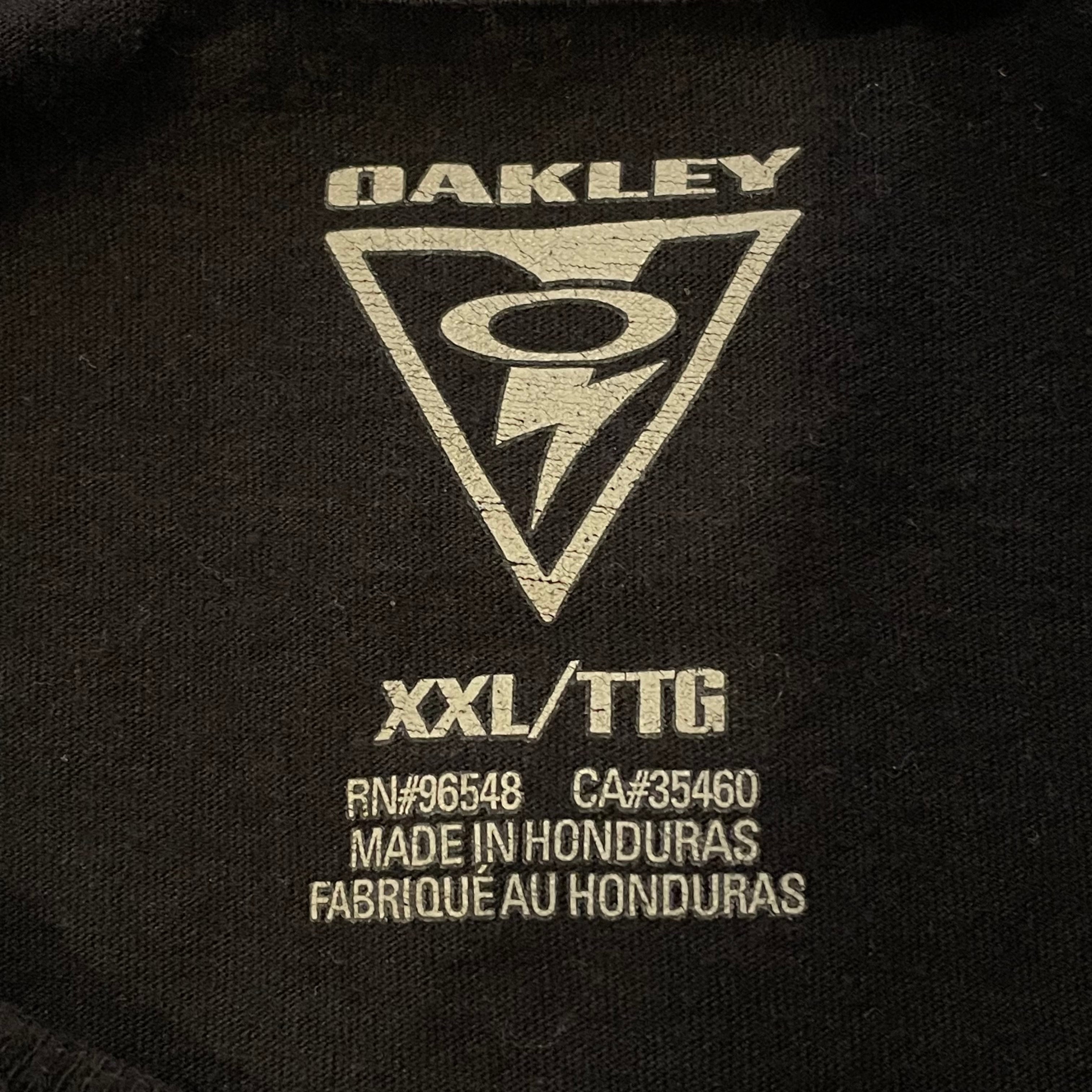 【Y2K】オークリー サイズL刺繍ロゴプルオーバー スウェット 黒 oakley