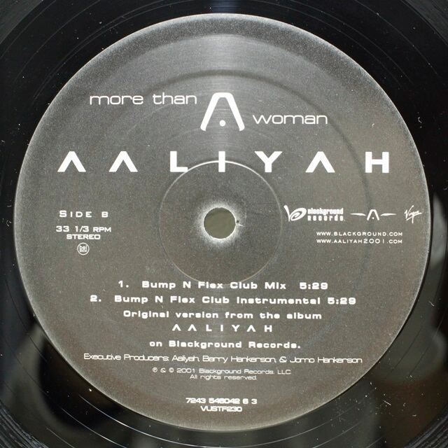 Aaliyah / More Than A Woman [VUSTF230] - 画像4