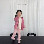 【取寄】THE GOGUMA フリルボーダーレギンス |秋服|韓国子供服| 26/AT