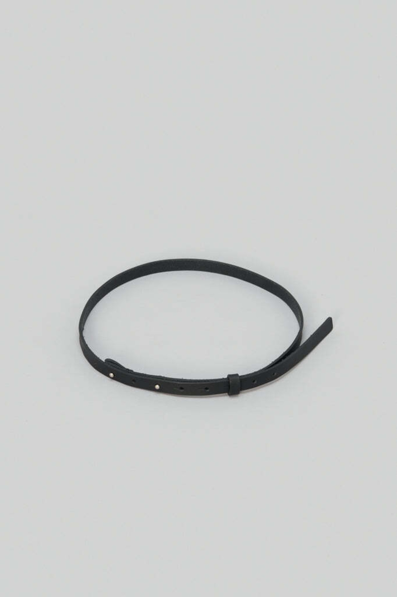 _Fot - belt :dark brown|牛革レザーベルト/細幅15mm/ギボシ留め/11穴サイズ調整/日本製