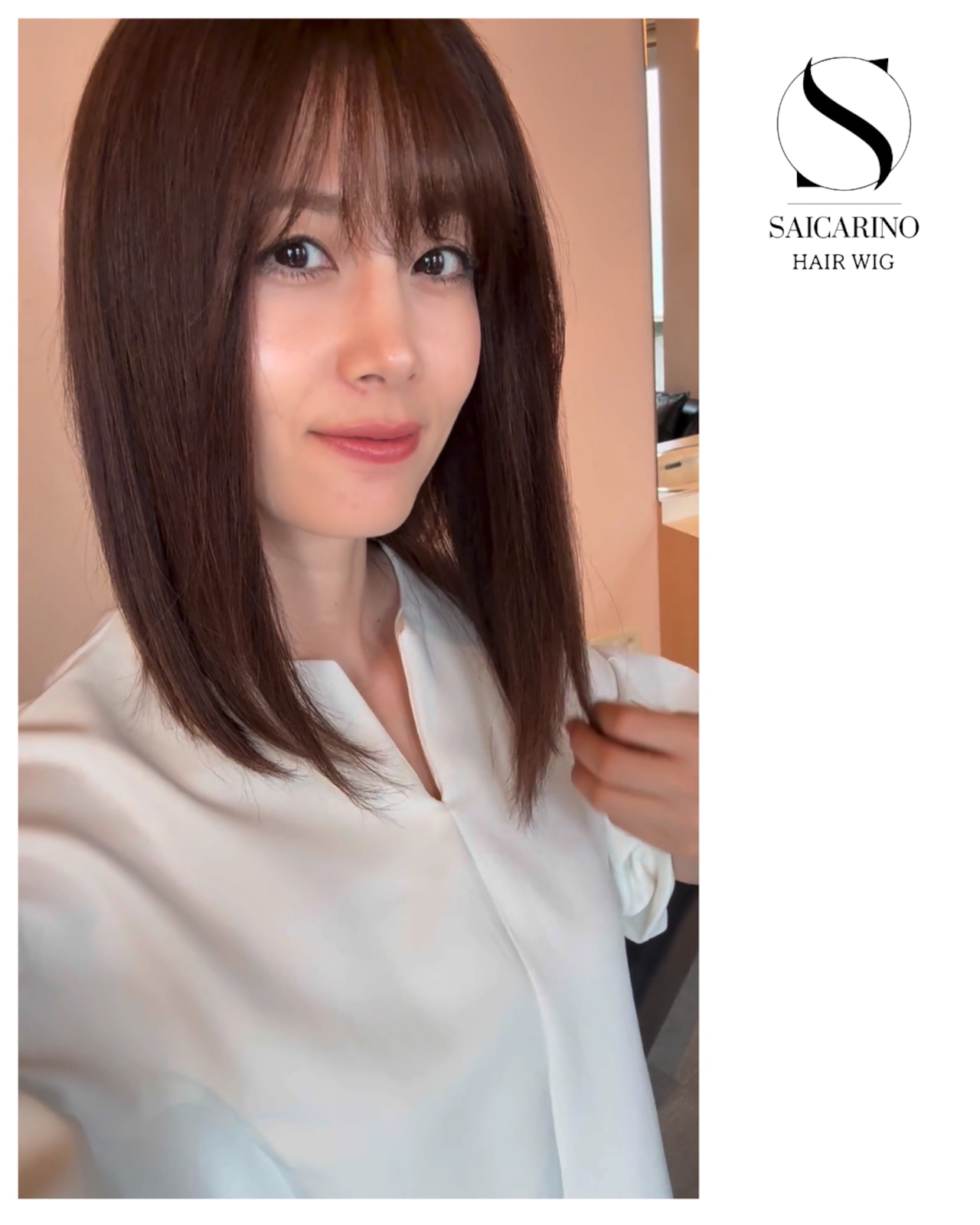 17プレミアム・ミューズ(ブラウン)人毛フルウィッグ