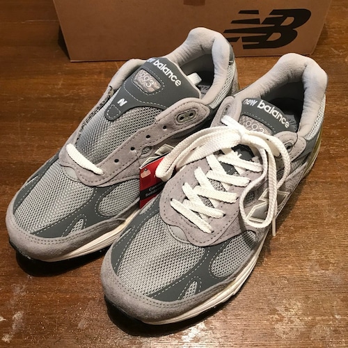 00's NEW BALANCE MR993GL ニューバランス スニーカー 未使用 デッドストック NOS グレー 廃番 25.5cm USA製 希少 ヴィンテージ