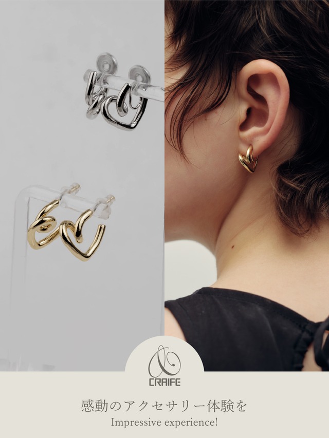 Earring/Pierce -Gold/Silver-