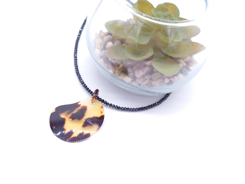 べっ甲ネックレス (N-181)