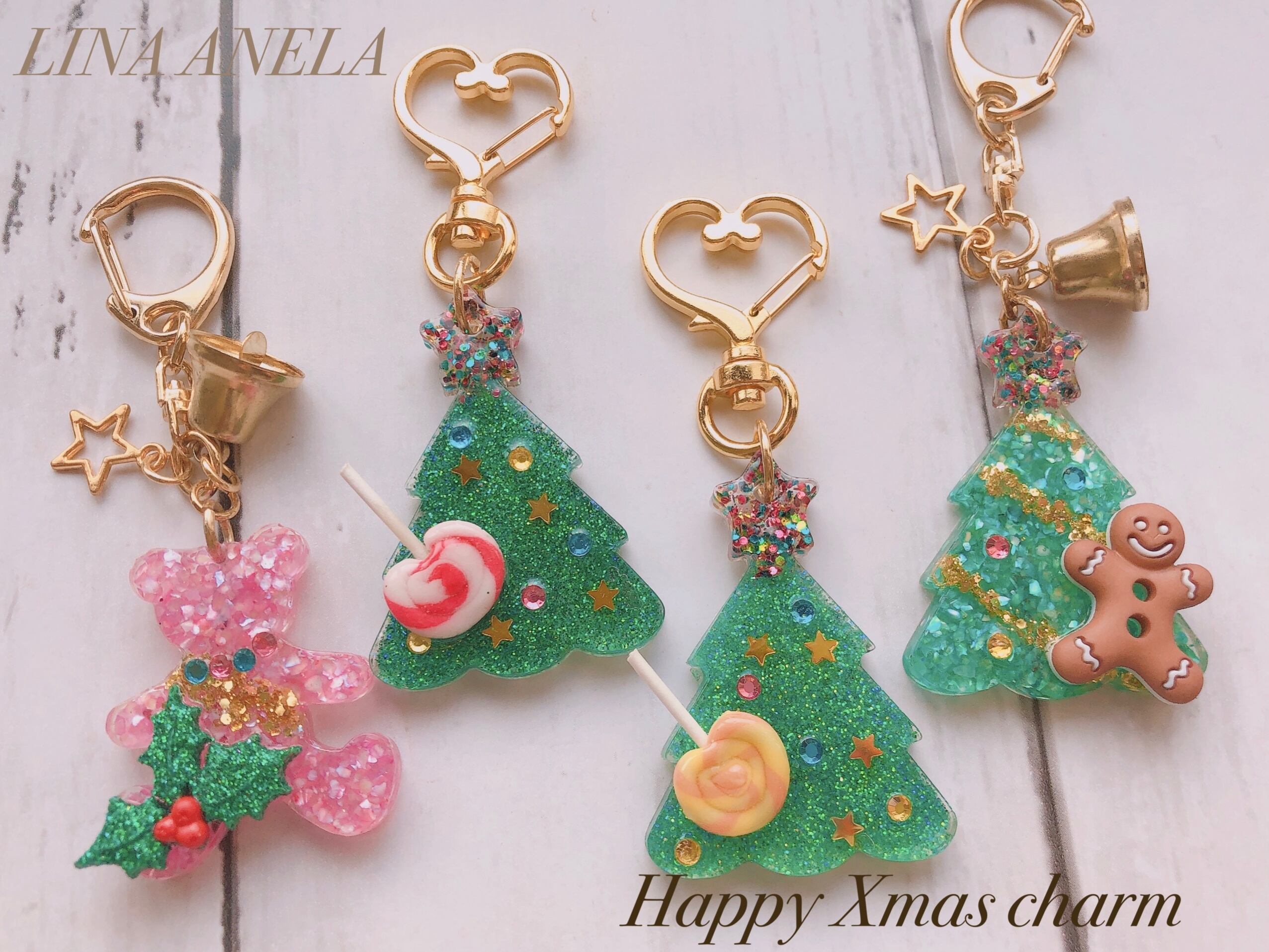 クリスマスキーホルダー☆ | LINA ANELA〜Handmade Hawaiian