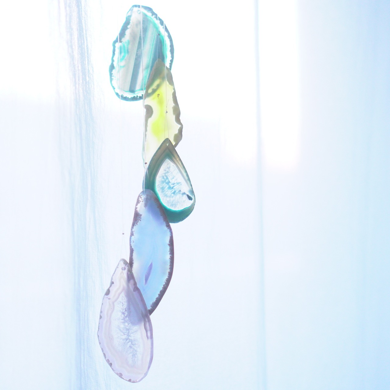 Lemon Sherbet 08 - アゲートヒーリングチャイム / Agate Sun Catcher Wind Chime 1047