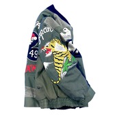 【bomber33】再構築リバーシブルボンバー Kimono×Military MIX BOMBER JACKET