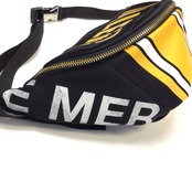 ウエストバッグ Waist bag sports black【waist007】