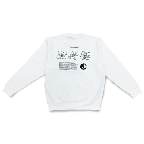 Short-day Plant Sweatshirt white