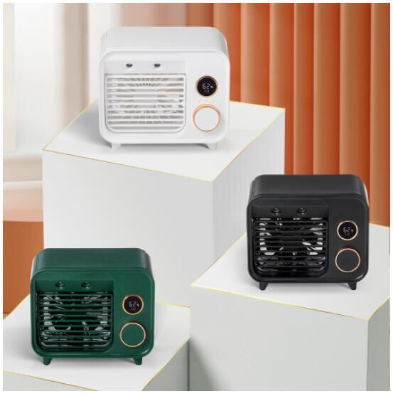 冷風機 卓上 ポータブル ミニエアコン 首振り 小型 スポットクーラー 冷風扇風機 自動 卓上扇風機