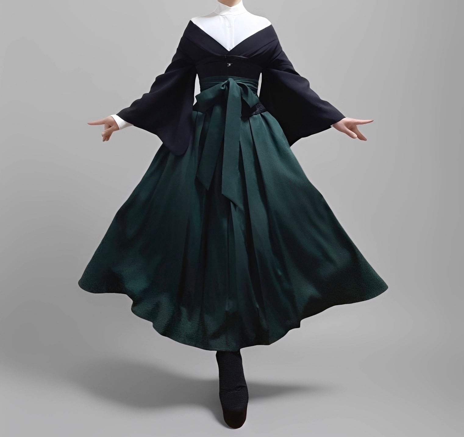 袴スカート 深緑 | MISAMARU