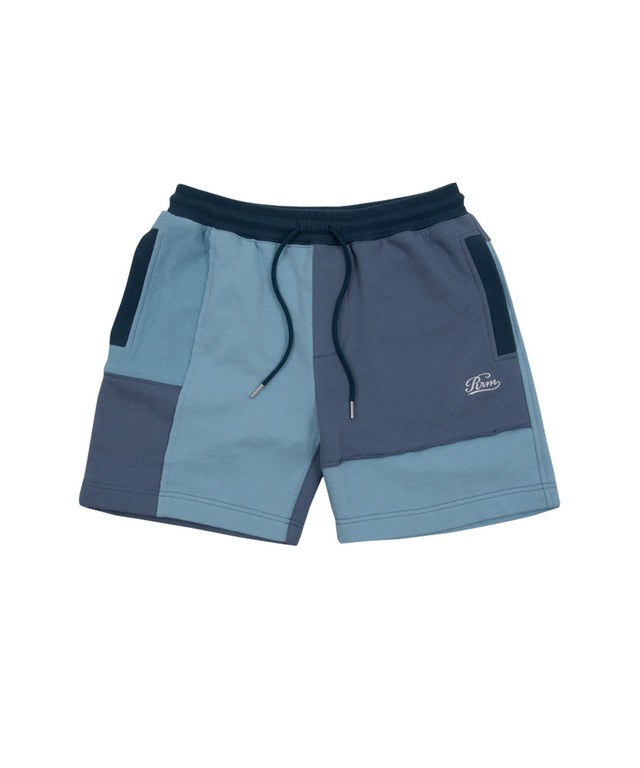 【#Re:room】COLOR PATCHWORK SWEAT SHORTS［REP239］