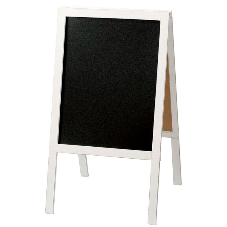 ディスプレイ用 ブラックボード A（ 黒板 ）高さ約90cm 横幅約52cm メニュースタンド 結婚式 ウェルカムボード  幸せデリバリー（ギフト・結婚式アイテム・手芸用品の通販）