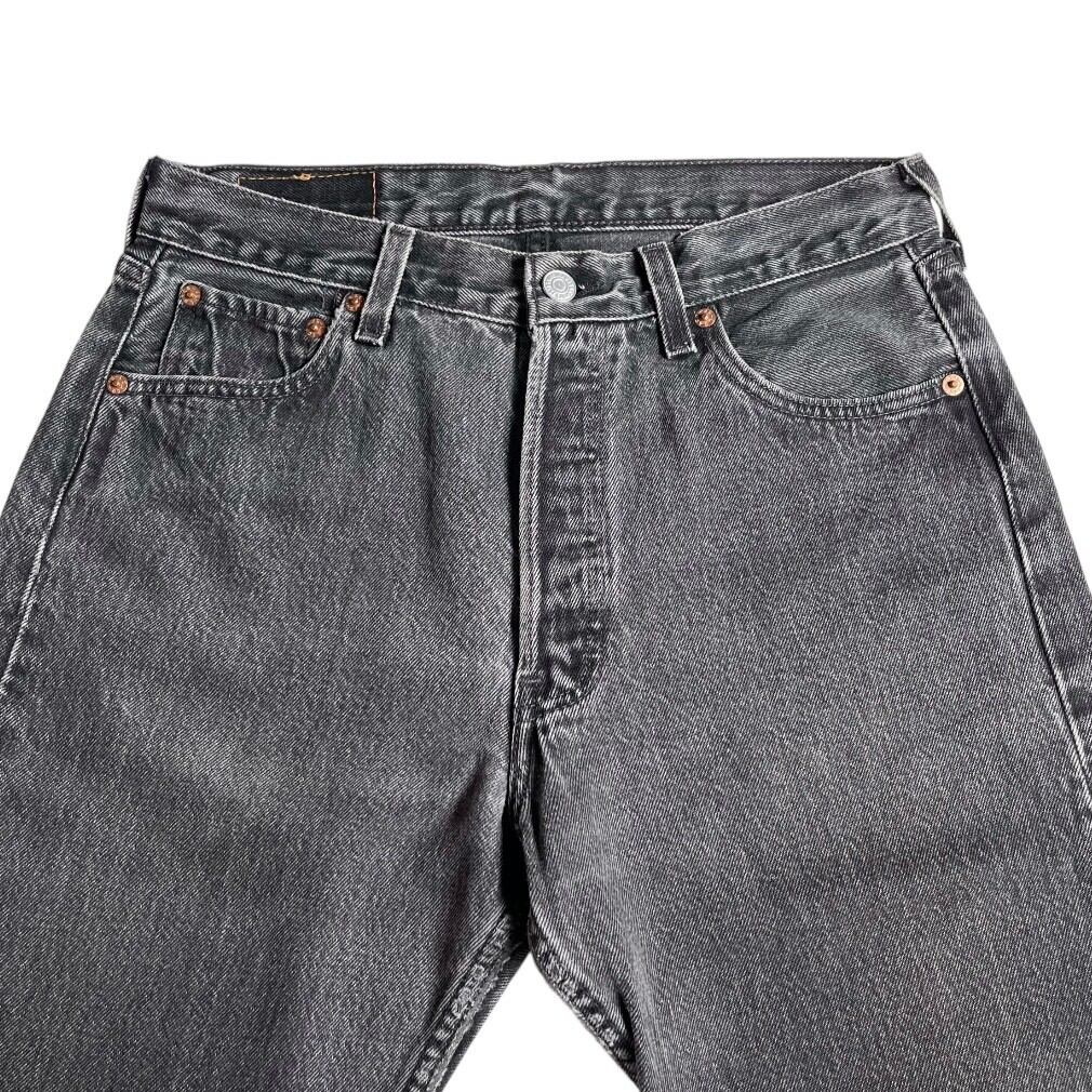 先染めブラックW30L30：90s Levis 501 リーバイス 501 デニム ジーンズ