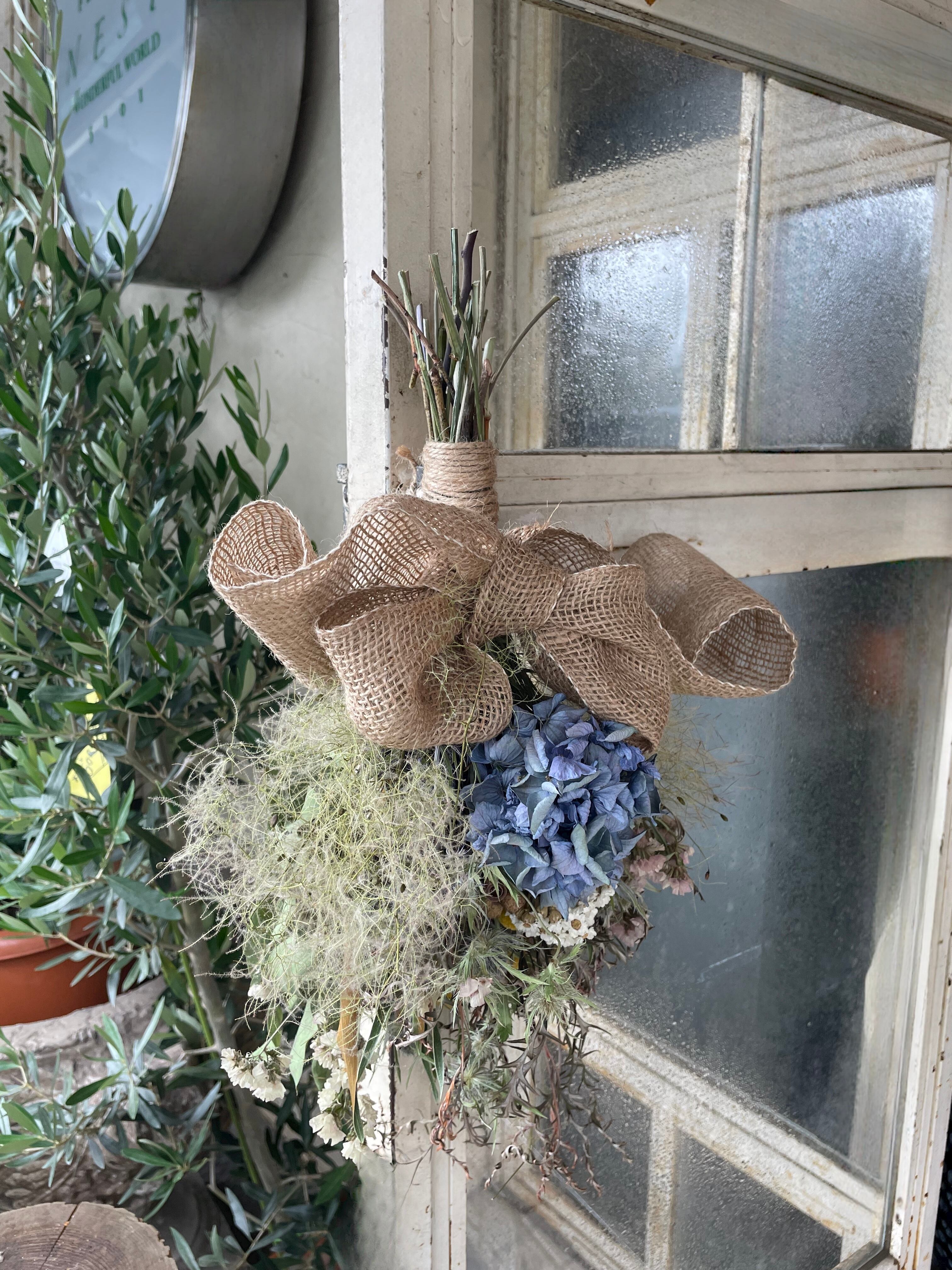 ふあもふスモークツリー ナチュラルスワッグ flower 