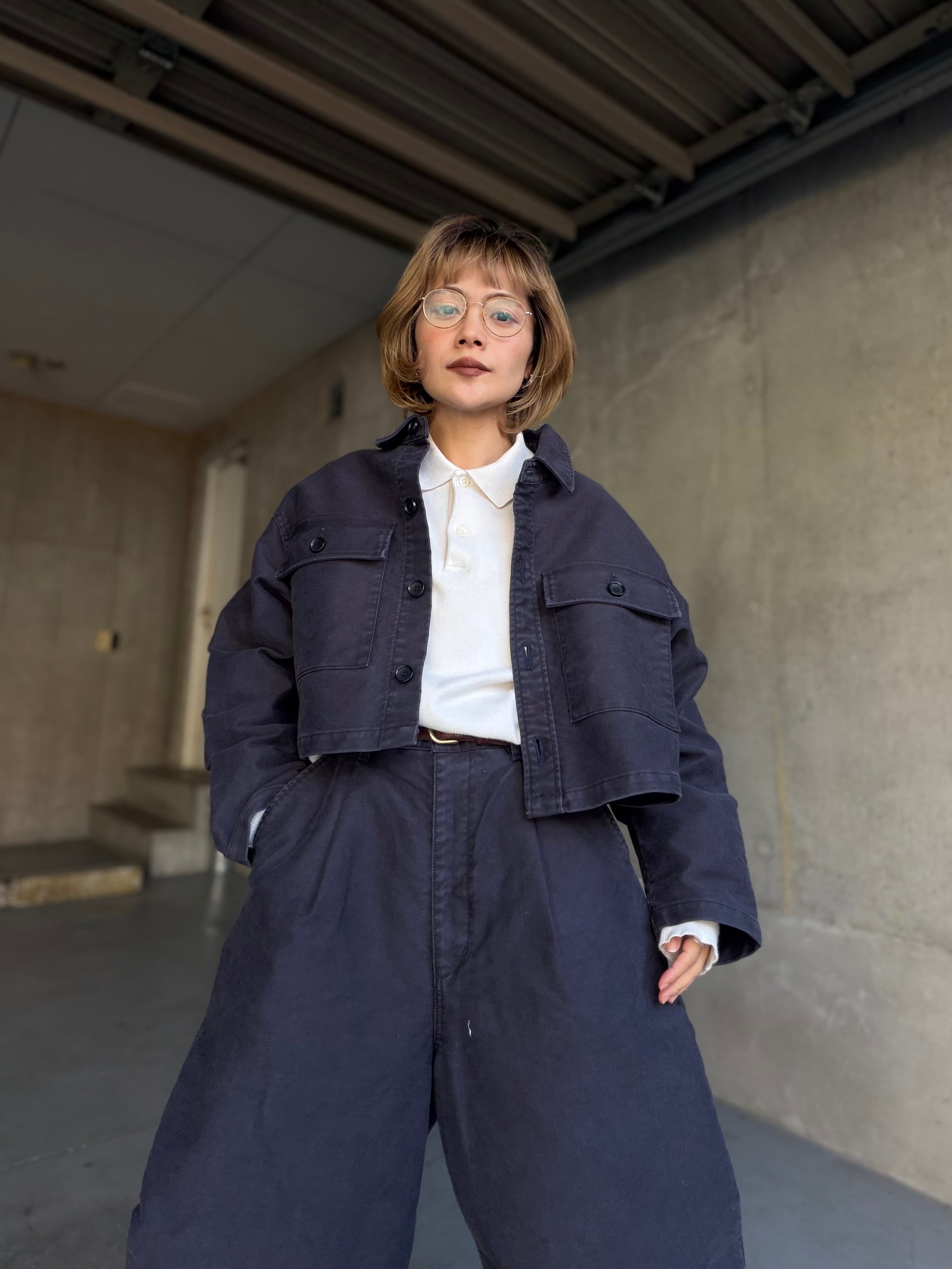 【Atelier Mont Kemmel】heavy cotton short coverall