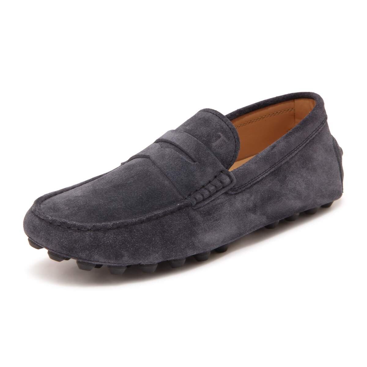 TOD'S トッズ メンズ ローファー スエード ネイビー