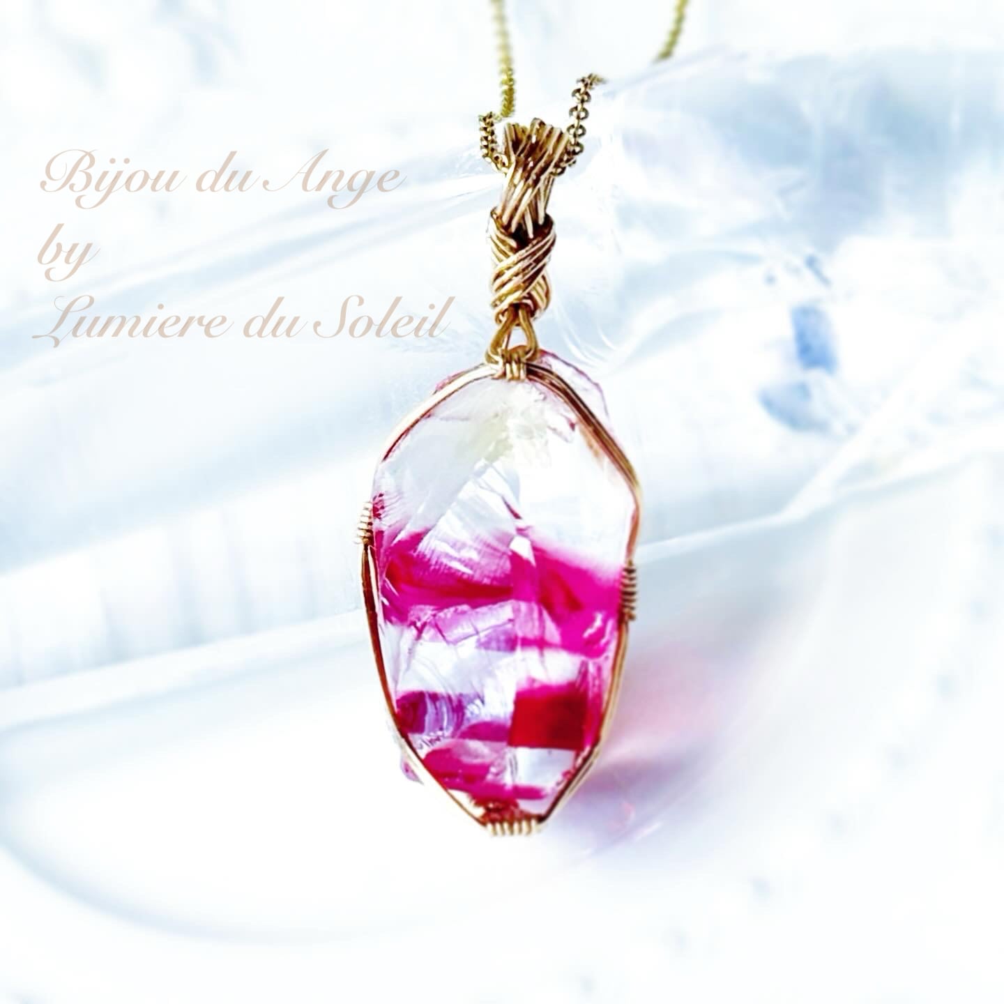 Bijou du Ange＊アンダラクリスタルのペンダントトップ【エターナル
