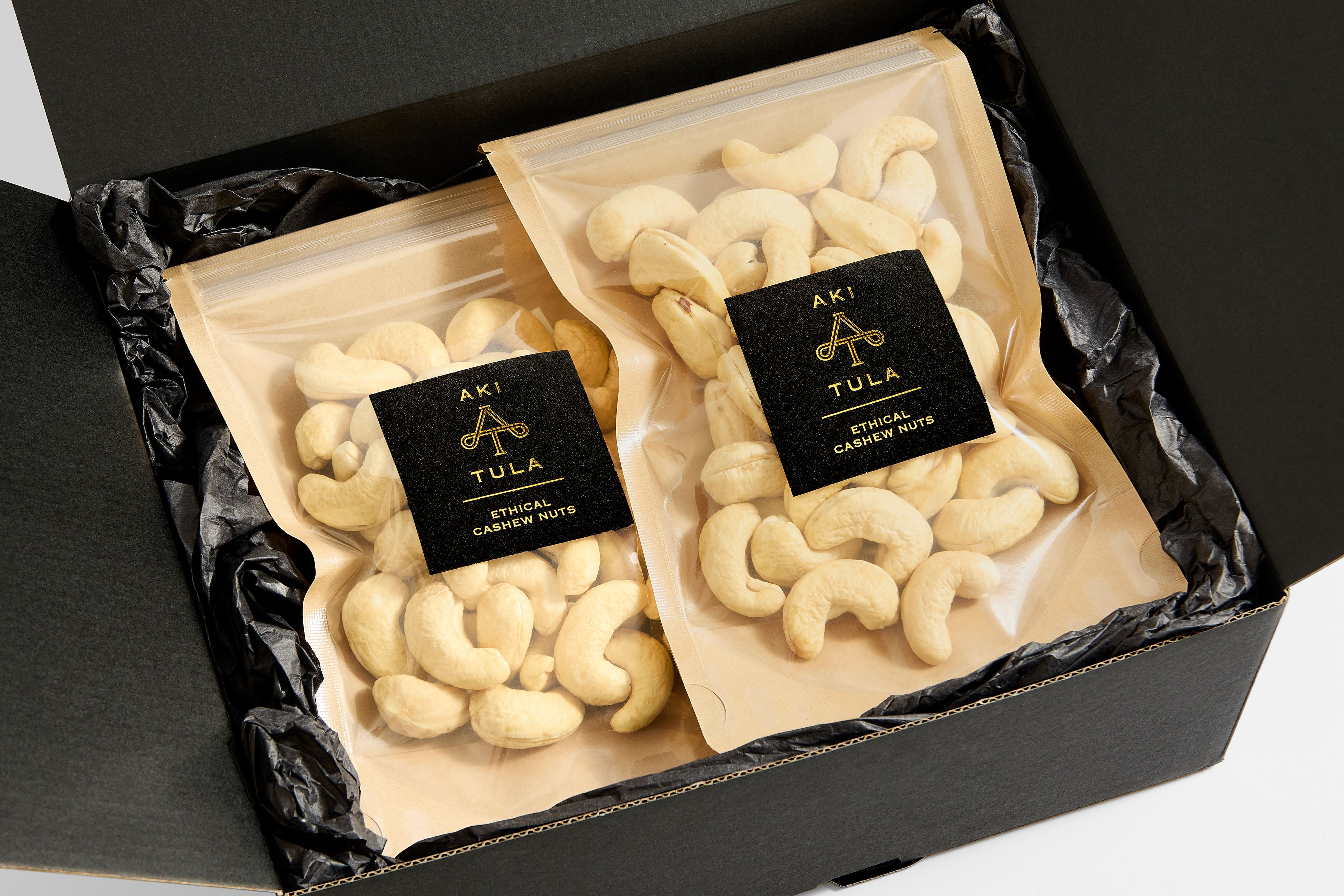 Aki Tulaエシカルカシューナッツ（100gサイズx2個）【全国送料無料】ご購入はこちら！