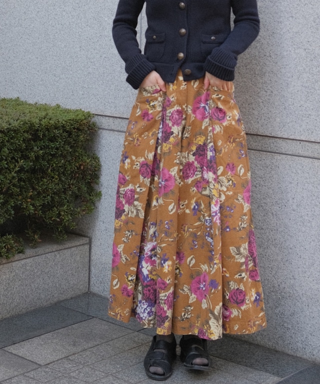 【送料無料】80's-90's European floral culottes
