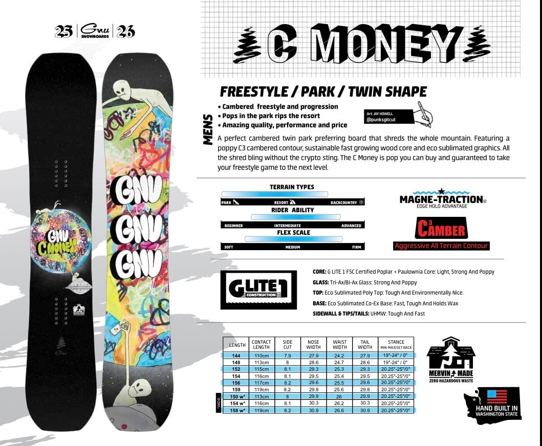 25/26 GNU C-MONEY | SnowboardShop Looker