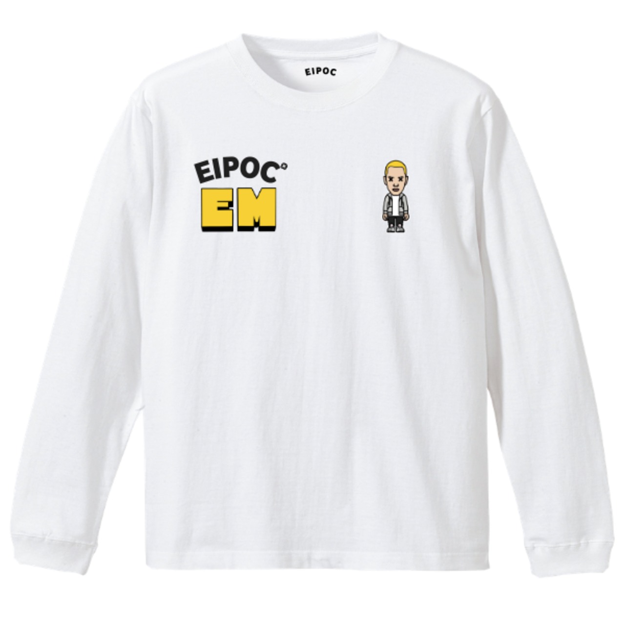 EIPOC PARIS "EM" L/S T-Shirts (Black/White) - 6