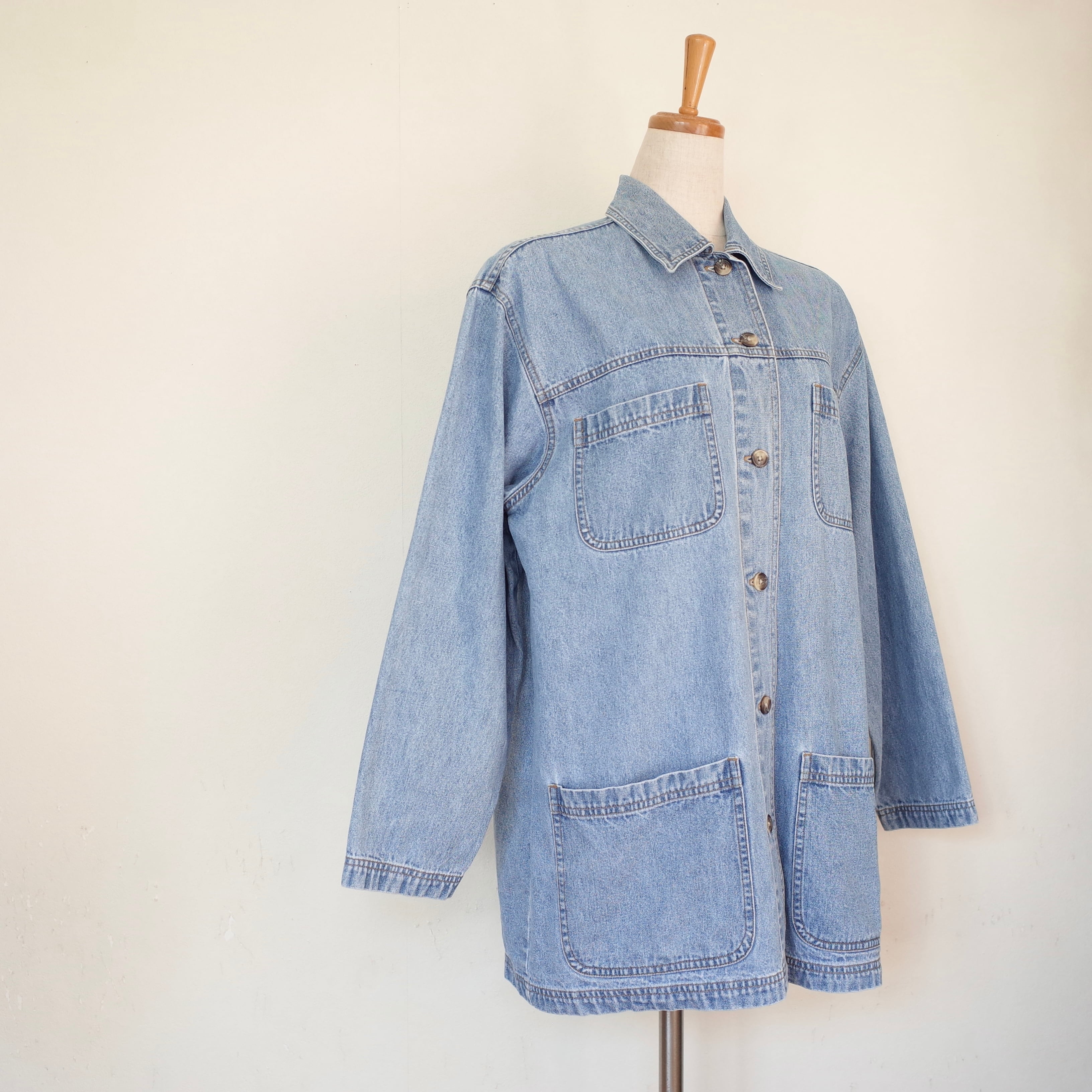 Denim coverall
