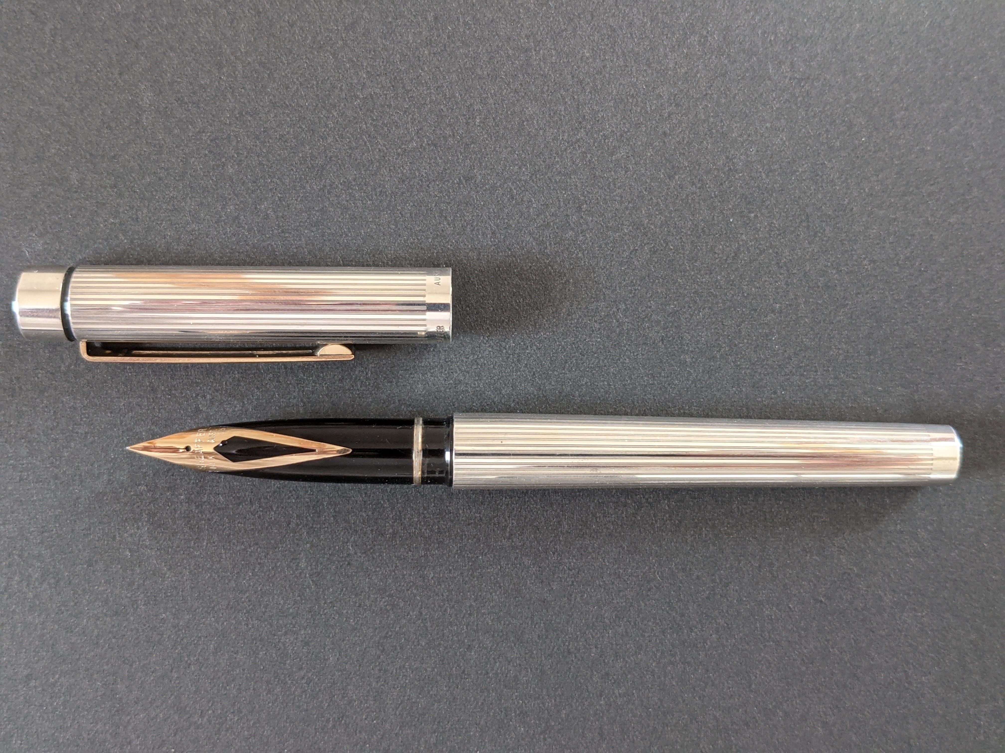 た*)様 シェーファー万年筆タルガ1004 1976 シェーファー タルガ 1004x SHEAFFER Targa 1004x （極細字