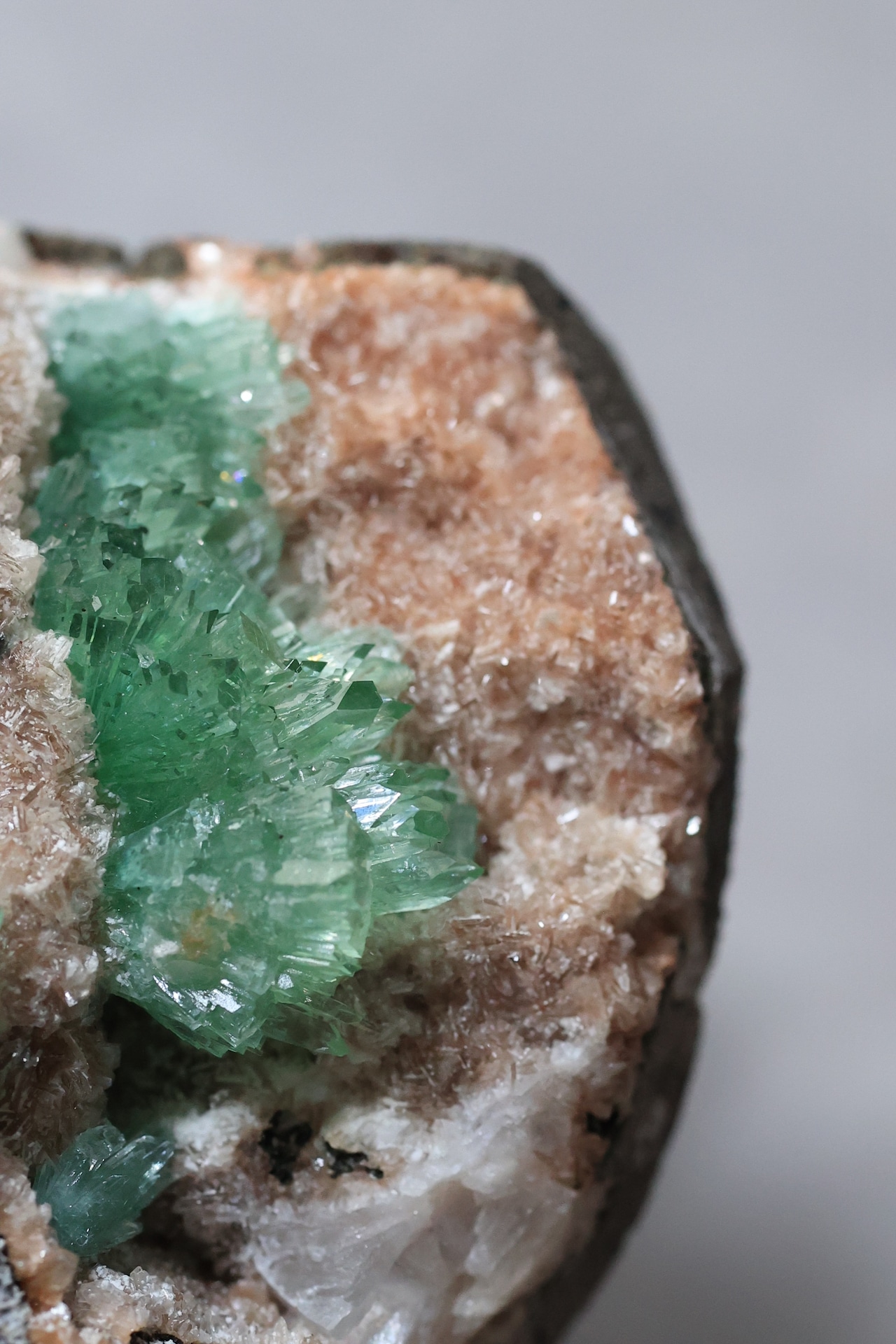グリーンアポフィライト × スティルバイト 「自由な木々」Green Apophyllite with Stilbite ◇ 天然石・鉱物・パワーストーン・原石 | st00395