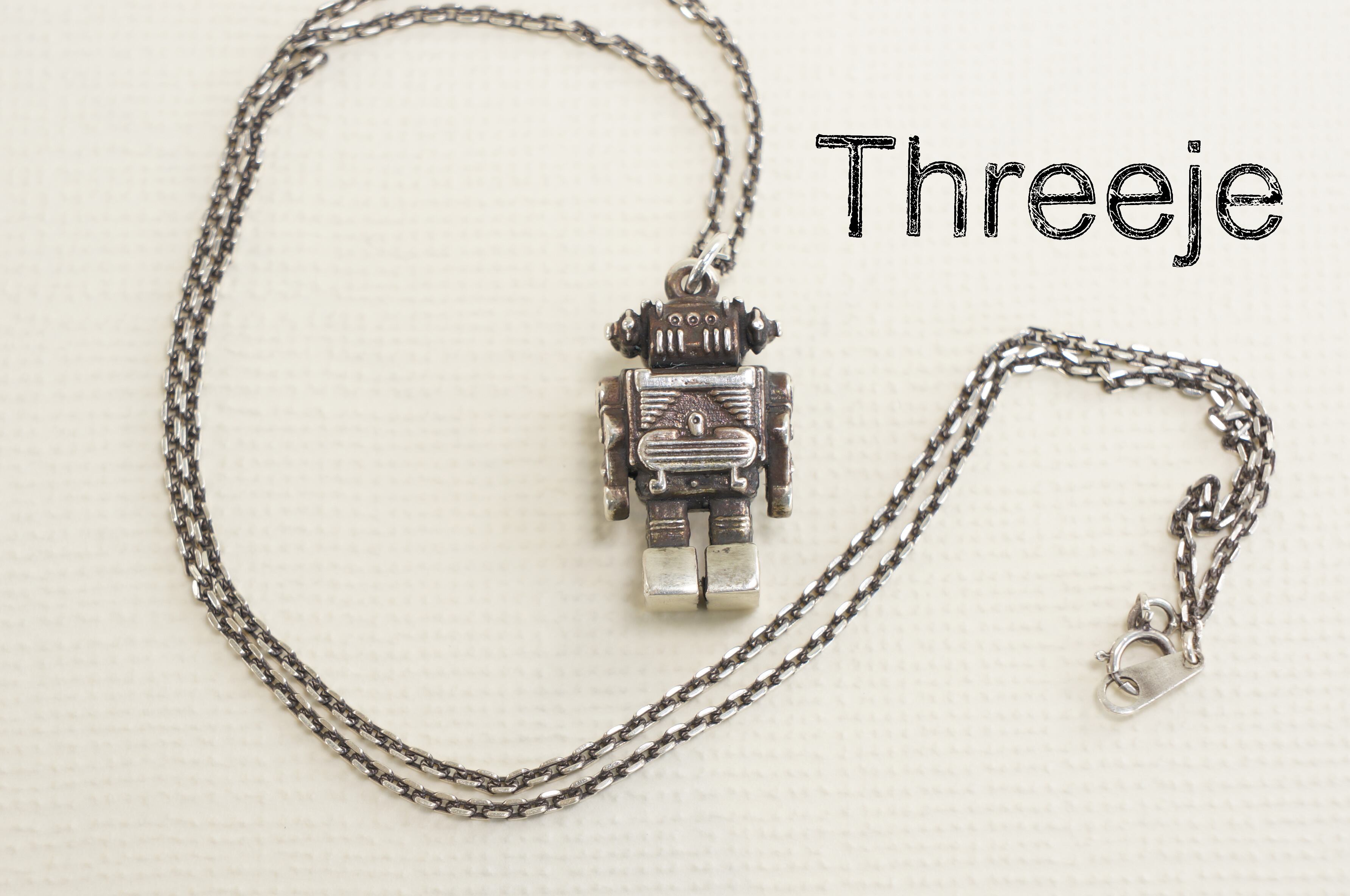 昭和のロボットネックレス | Threeje