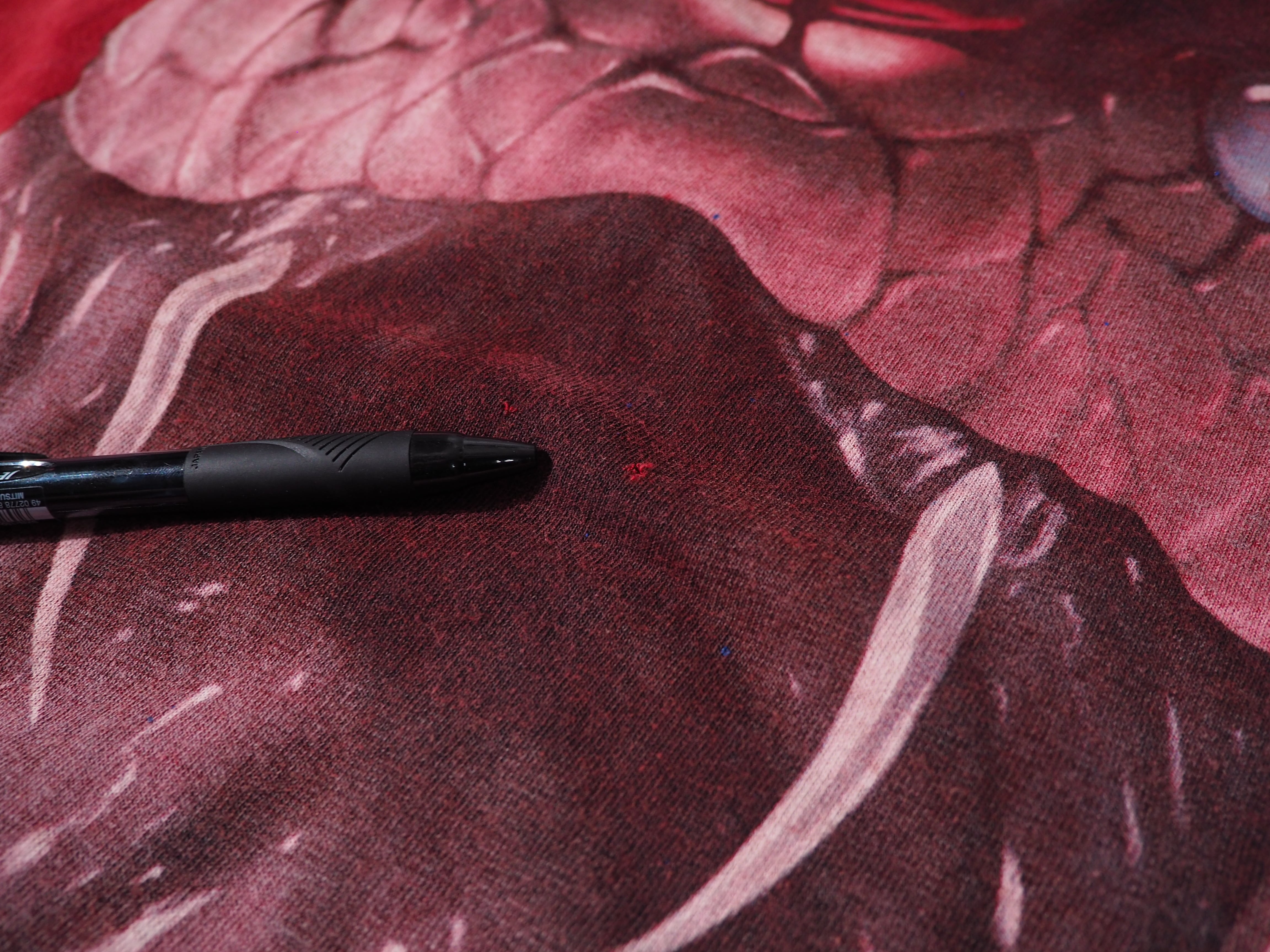 憤怒 - Huge viper printed Yarn-dyed loose Tee