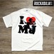 【正規品】【在庫処分セール】ROCKABILIA MICHAEL JACKSON I Heart MJ T-shirt ロッカビリア バンドTシャツ マイケルジャクソン【114132-11-wht】