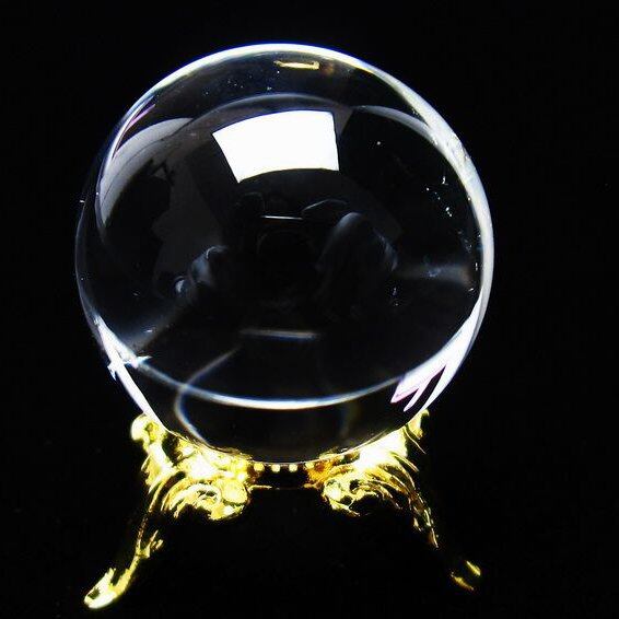 水晶 丸玉 ブラジル産 24mm 一点物 おまかせ便 141-6407