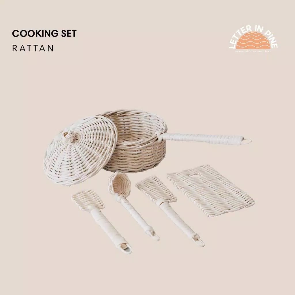 Letterinpine /Rattan cokking set/ラタンクッキングセット♡