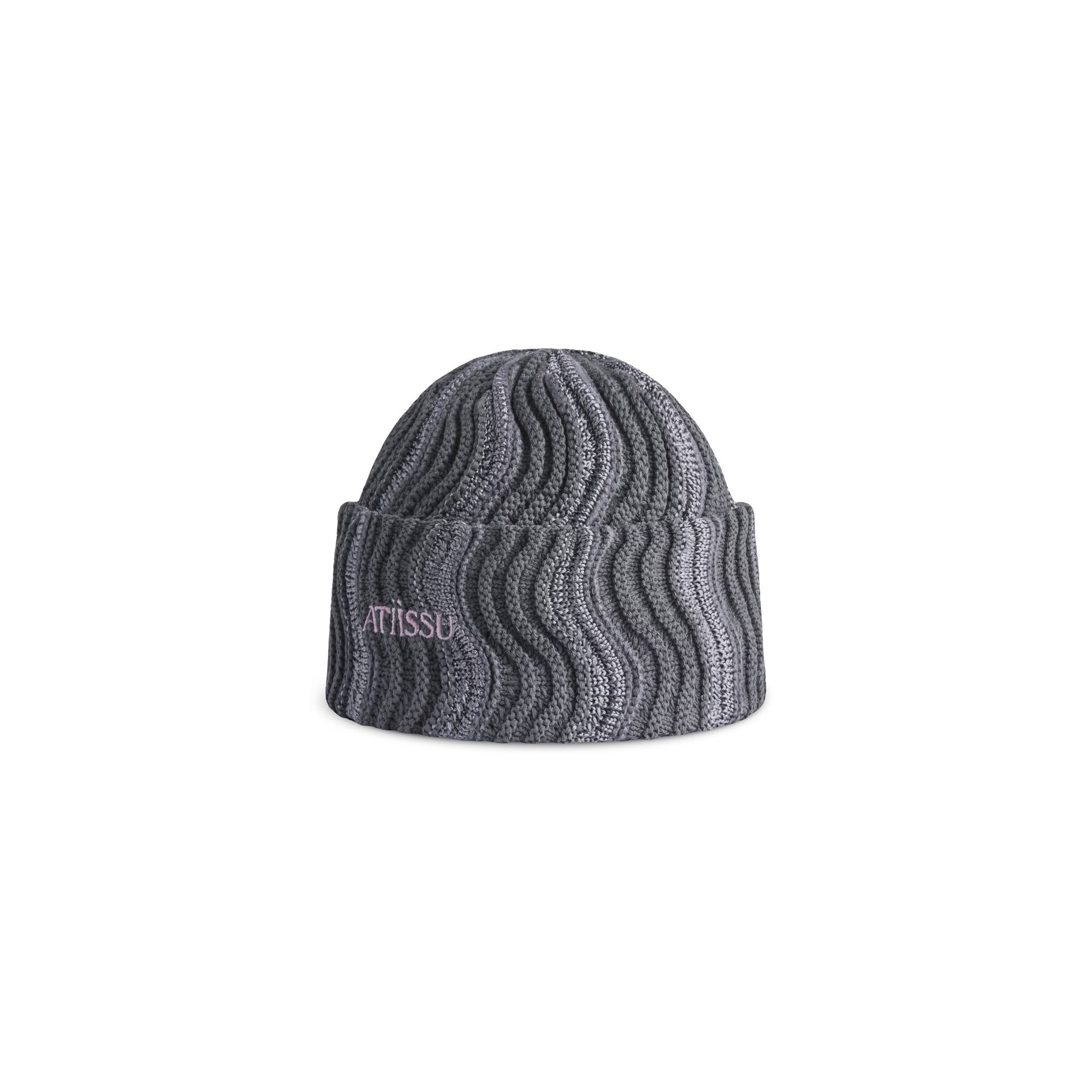 【momo着用】atiissu ATiiSSU 黒 グレー ビーニー 再入庫予定！！☆SEVENTEEN ジョシュア 着用！！【ATIISSU】WEVE