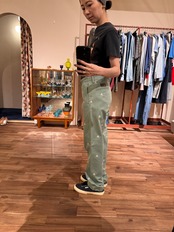 RALPH LAUREN RUGBY スカル刺繍グリーンチノパンツ