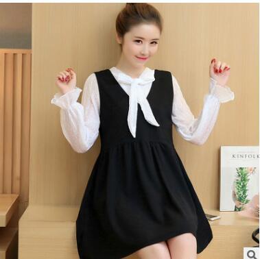 【新作】【送料無料】 妊婦ママサマードレスコットンプリント夏妊服ルーズラージサイズ薄めの妊婦スカート 大きめサイズ 夏物 AL expec420445303667