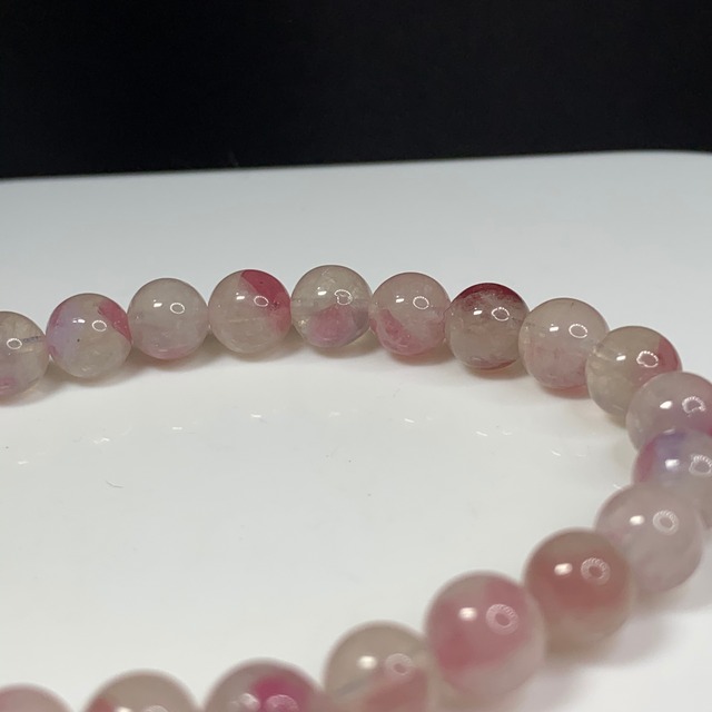 A07ピンクトルマリンシリカブレスレット