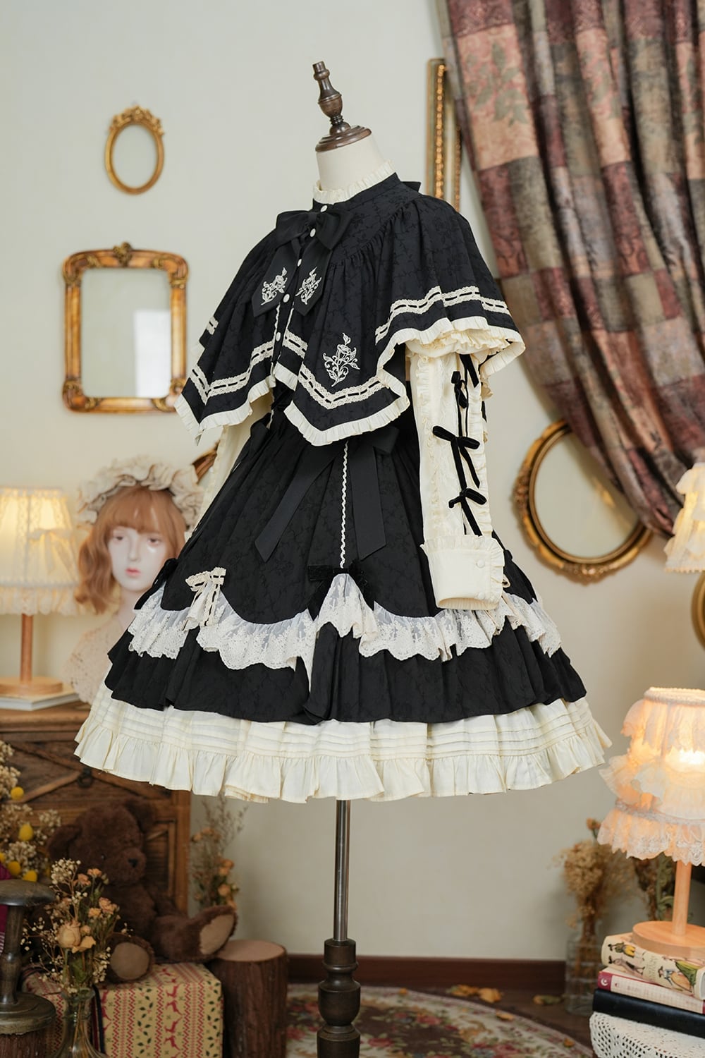 ▪️ヴィンテージ ▪️ドールドレス▪️45〜48cm位向き ローウェスト 西洋人形魔法 スカート | HoshibakoWorks