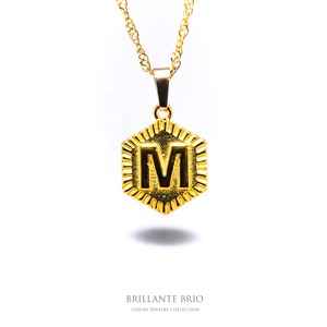 Initial6 coin  necklace M